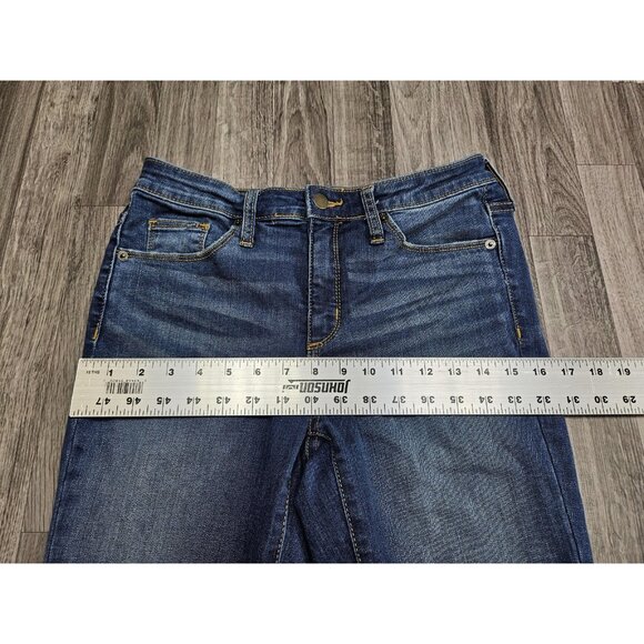 (3/$35) Universal Thread Jeans Womens 4/27R High Rise Skinny Crop Medium Wash - Picture 8 of 11